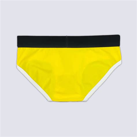 Upcycled Yellow Brief Next Gay Thing