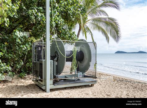 Stinger Net On Tropical Beach Stock Photo Alamy