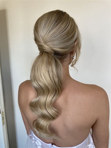 Can A Bride Wear A Ponytail Make Me Bridal