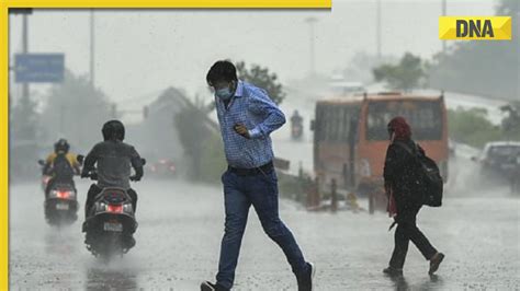 Weather Update Imd Issues Yellow Alert In Delhi Noida Ncr Amid Rain