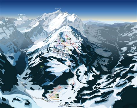 Ebenalp - Horn Trail map - Freeride
