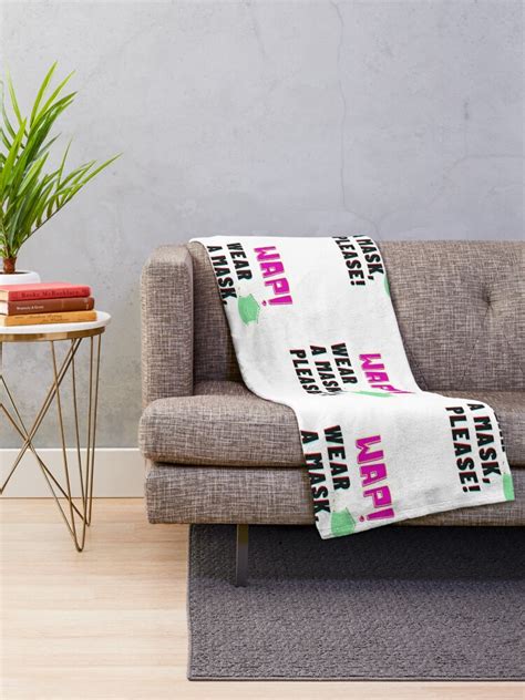 WAP Shirt Cardi B Megan Stallion Wet Classy Wap Wet Ass Pussy Wear Your Mask Throw Blanket