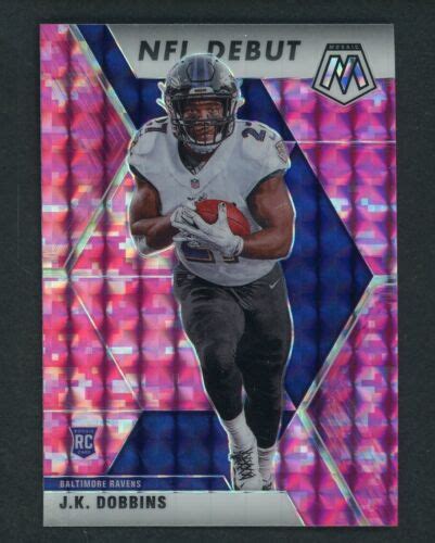 Panini Mosaic Pink Camo Prizm J K Dobbins Ravens Rc Rookie