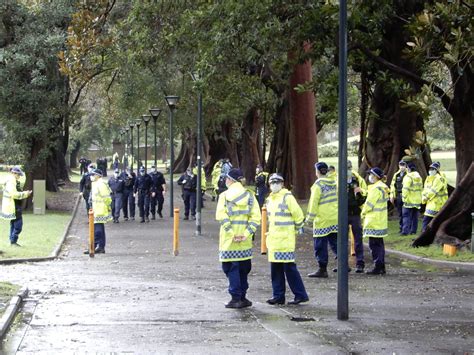 Mass Police Presence Serves to Intimidate the Black Lives Matter Protest