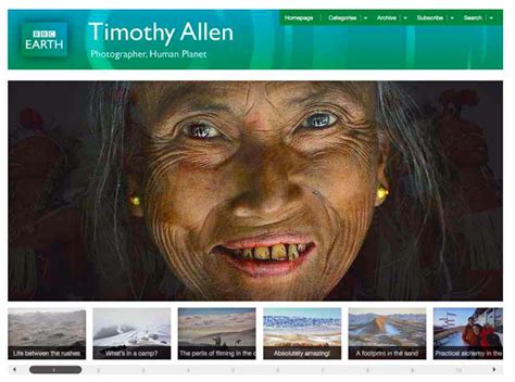 The Travel Photographer Bbcs Human Planet Timothy Allen