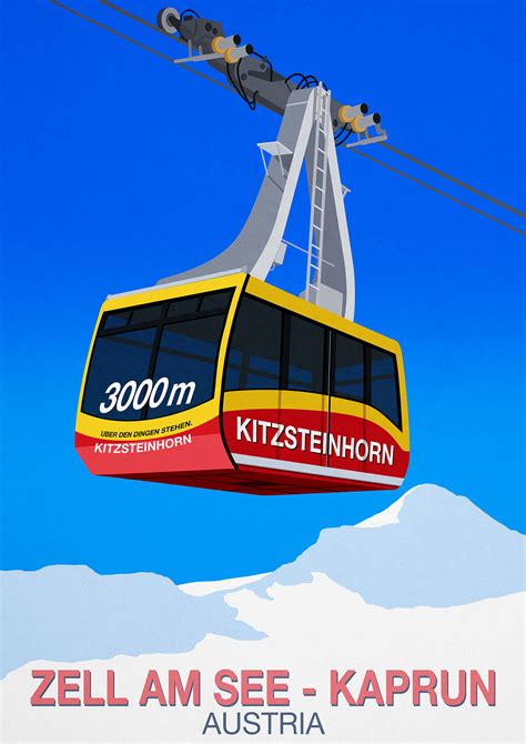 Zell Am See , Kaprun Ski Poster on Behance