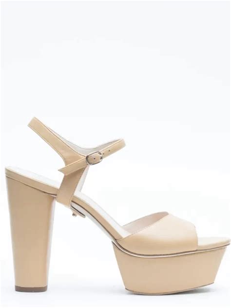 Apricot Nude Platform Heels Alterre At The Boutique Cirencester
