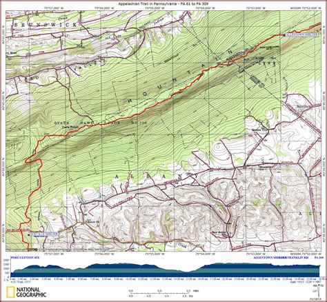 Printable Map Of The Appalachian Trail - map : Resume Examples #yKVBbAgVMB
