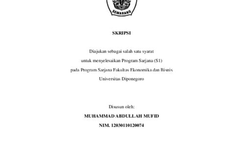 17 Contoh Skripsi Yang Menggunakan Data Sekunder My Makalah Otosection