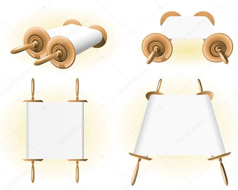 Torah (Bible Scrolls) — Stock Vector © Lumumba #5333189