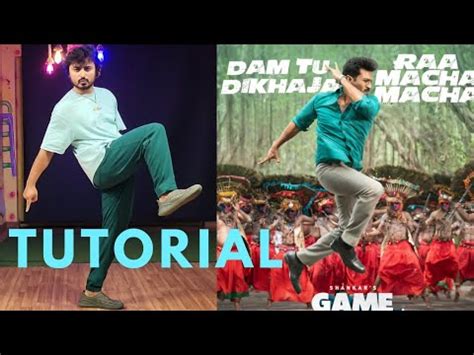 raa macha macha song dance tutorial ram charan dance  honey