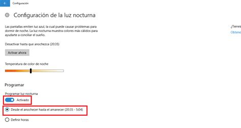 Como Configurar Y Usar El Modo Luz Nocturna En Windows