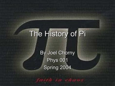 Pi π