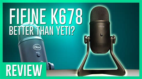 Fifine K678 USB Mic Review and Comparison (Blue Yeti, Rode PodMic, EV ...
