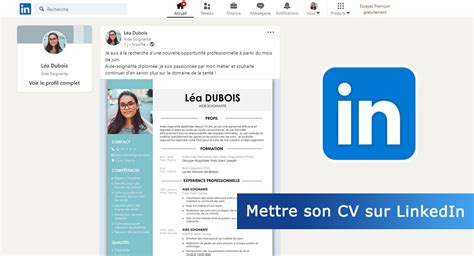 Mettre son CV sur Linkedin Etapes par étapes et les différentes Hot