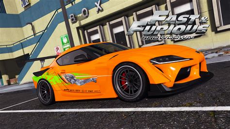 Toyota Gr Supra Fast And Furious Livery Gta Mods