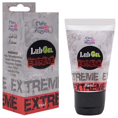 Gel Lubrificante Lub Gel Extreme Hot 30ml Menu Dos Prazeres DOT G DOT G
