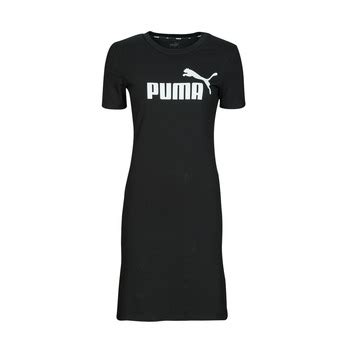 Puma Ess Slim Tee Dress Schwarz Kostenloser Versand Spartoo De