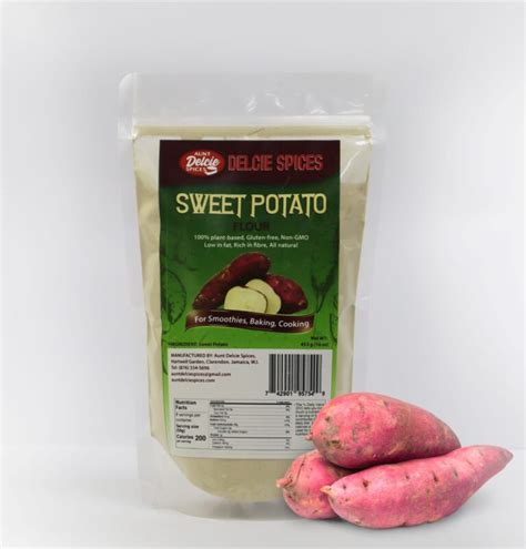 Sweet Potato Flour Aunt Delcie Spices