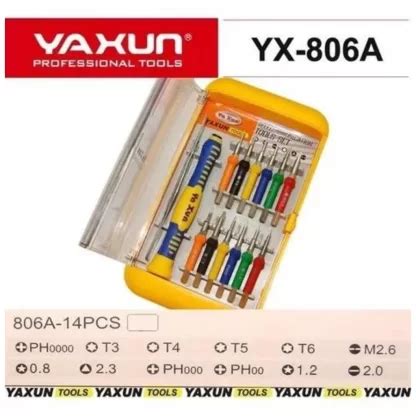 Kit De Destornilladores Para Celulares Yaxun YX 806A I2C Mayorista