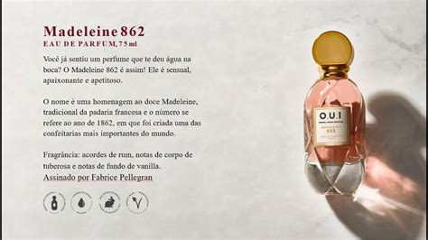 O U I O Boticário MADELEINE 862 EAU DE PARFUM MADELEINE FRANCÊS