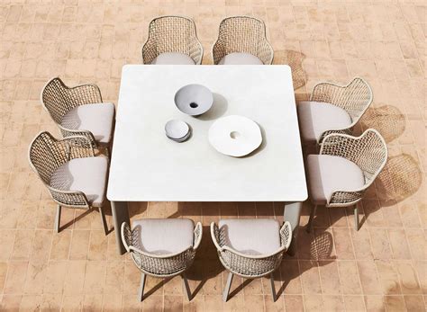 Varaschin Plinto Outdoor Square Table Dream Design Interiors Ltd