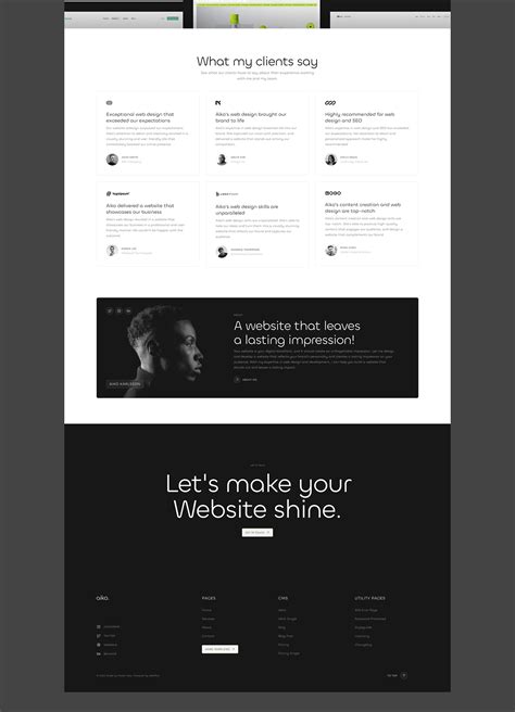 Aiko Portfolio Webflow Template On Behance