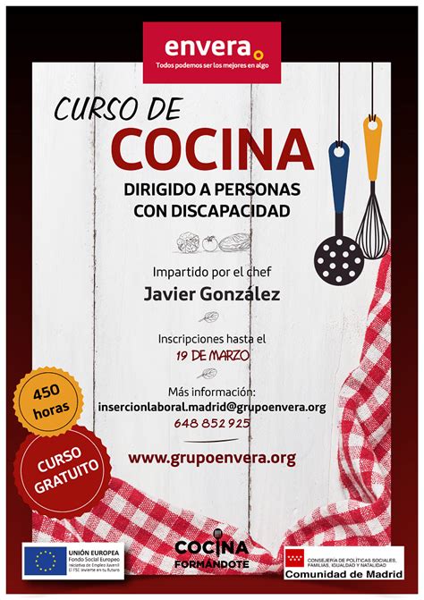 Nueva Edici N Del Curso Gratuito De Cocina Para Personas Con