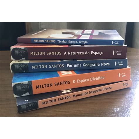 Milton Santos Livros - 5 Livros do Geógrafo Milton Santos | Shopee Brasil