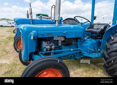 West Bay Dorset United Kingdom June 12th 2022 Restored Fordson Majors