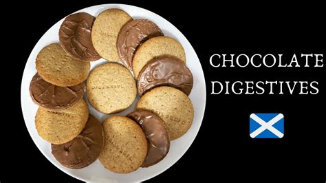 Chocolate Digestives Easy Digestive Biscuit Recipe YouTube