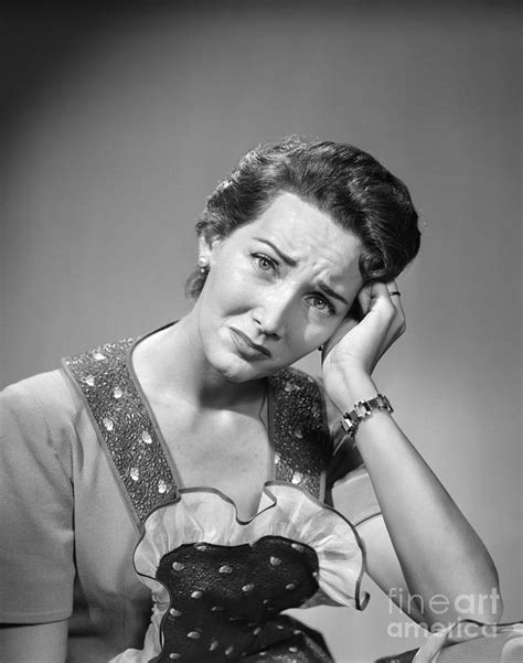 Worried Woman Photograph By Debrocke Classicstock Fine Art America