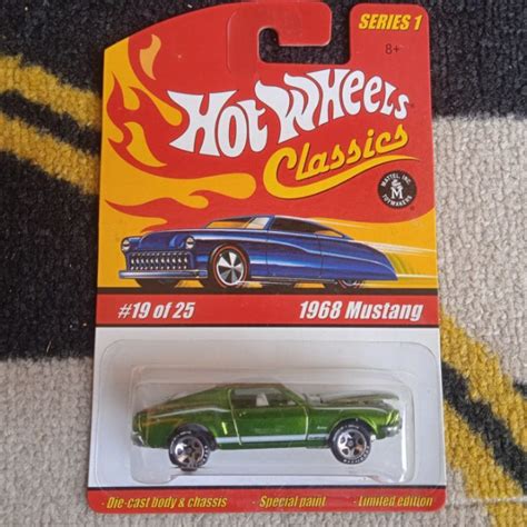 Jual Hot Wheels Hotwheels Classics 1968 Ford Mustang 68 Hijau Classic Shopee Indonesia
