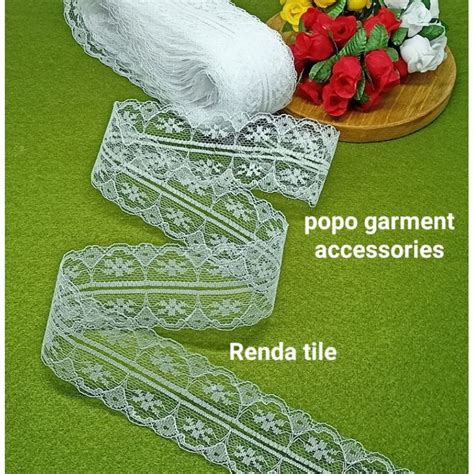 jual renda tile cm renda air renda hiasan kotak seserahan