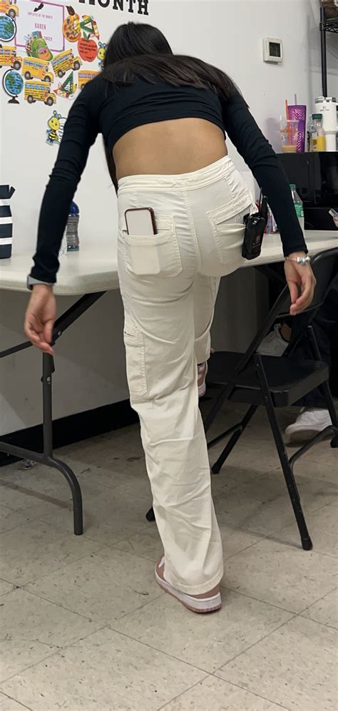 Slim Mexican Latina Squatting And Working Part 2 Oc Spandex