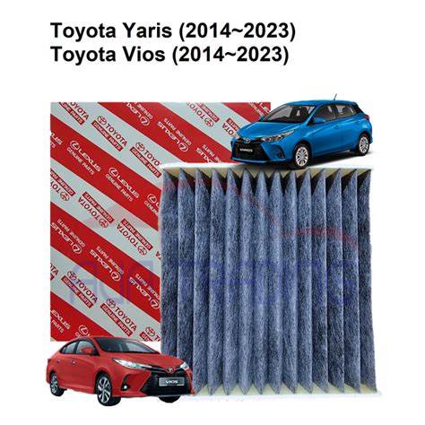 Charcoal AC Cabin Filter For Toyota Vios 2008 2023 Toyota Yaris