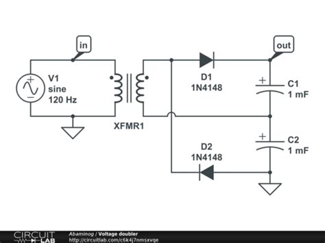 Voltage doubler - CircuitLab