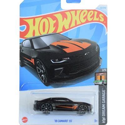 Машинка базовая Hot Wheels Camaro SS черный оранж купить с доставкой по выгодным ценам в