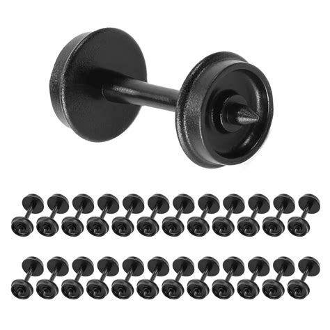 Пластиковые колесики POM 36 дюймов для модельных поезда 1:87 | AliExpress
