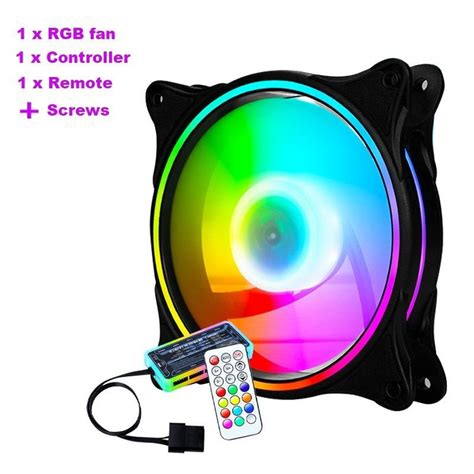 RGB вентилятор 120 мм подсветка для корпуса ПК, три ореола 6pin ...