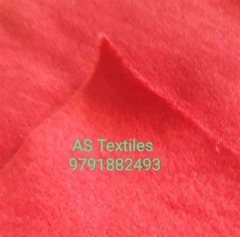 32 Dia Blended Poly Cotton Fleece Fabric Multicolor GSM 200 250 At