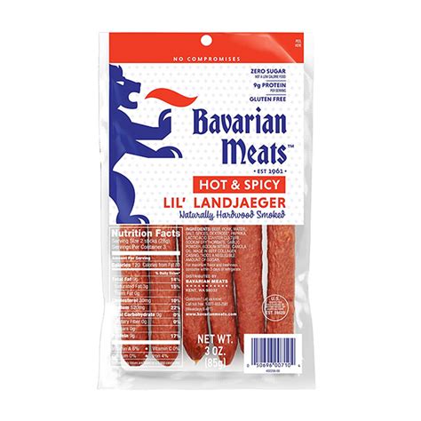 Oberto BV Lil Landjaeger Hot Spicy Oz Ct Moosoo Corporation