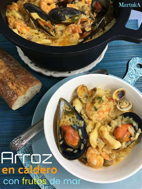 Las Recetas De Martuka Arroz En Caldero Con Frutos De Mar