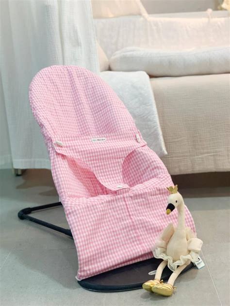 Funda Para Hamaca Babybjorn Vichy Rosa Mimitos Home