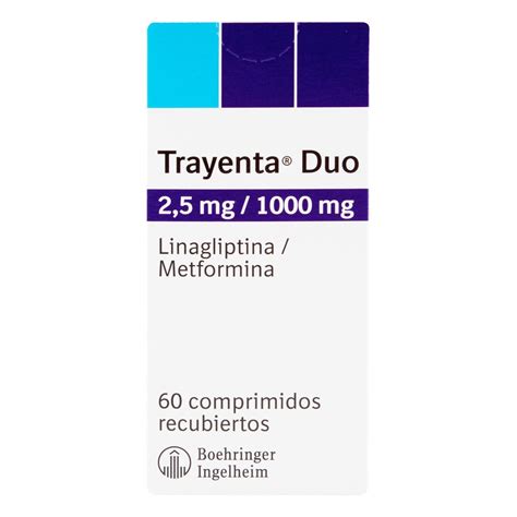 Trayenta Duo Caja Con 60 Tabletas Metformina Y Linagliptin 59 Off