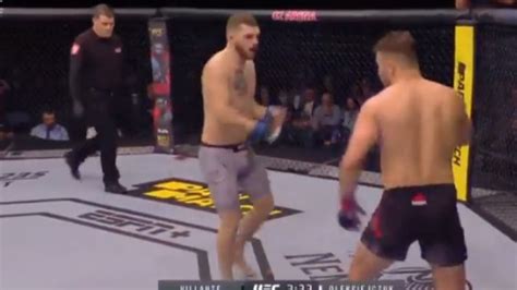 Ufc On Espn Highlights Micha Oleksiejczuk Finishes Gian Villante