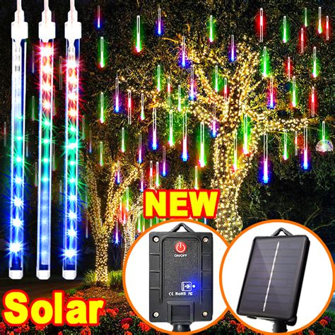 Solar Meteor Shower Lights Led Rain Lights For Outdoor Garden Tree