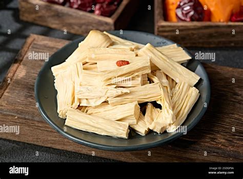 Fresh Hot Pot Side Dish Bean Products Bean Curd Skin Stock Photo Alamy