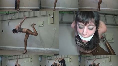 Hunters Lair Bondage Busty Blond Milf Hangs By Her Nipples In A Brutal Breast Bound Hogtie Mp