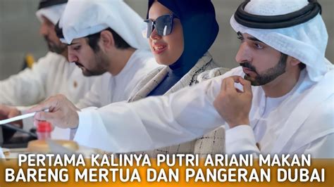 Tak Salah Pilih Putri Ariani Adakan Acara Makan Bareng Keluarga Besar